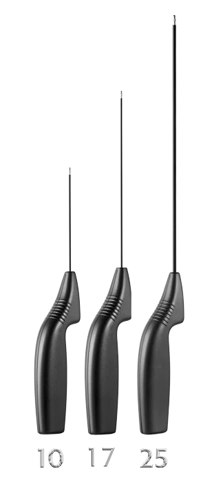 QuantumRF 10, 17 and 25 handpieces